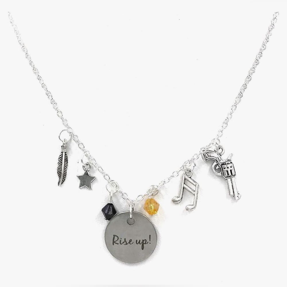 HAMILTON Charm Necklaces: Rise Up, Talk Less Smile More, Young Scrappy & Hungry